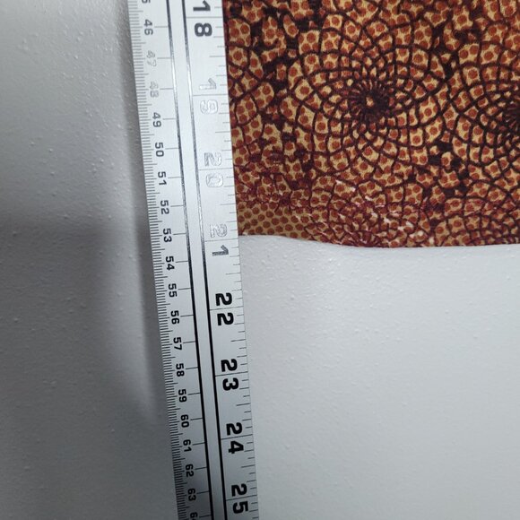 Vintage 90s y2k A Byer brown tan semi sheer ruffle sleeve rustic going out top - Picture 6 of 6